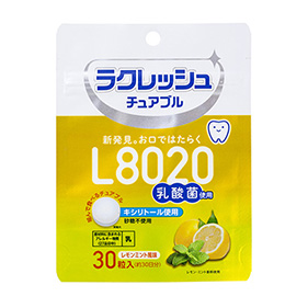 L8020乳酸菌 ラクレッシュ チュアブル レモンミント風味