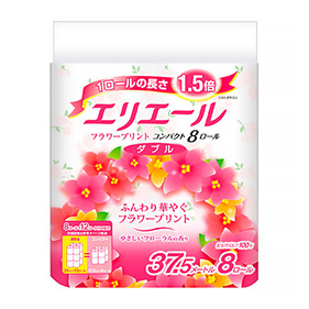 エリエールトイレットティシュー 花の香り